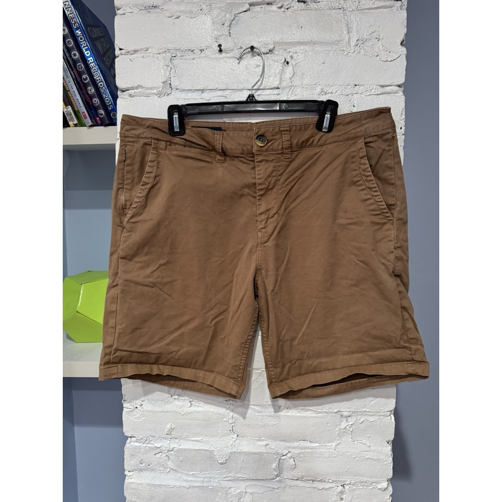 Roark Shorts‎ Men 36 Pockets Hiking Canvas Tan Khaki